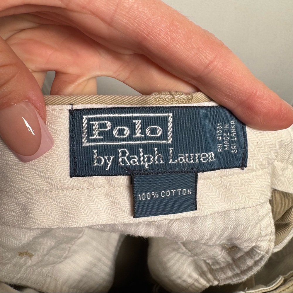 Polo Ralph Lauren Classic Fit Khaki Shorts Size 34 - Picture 12 of 12